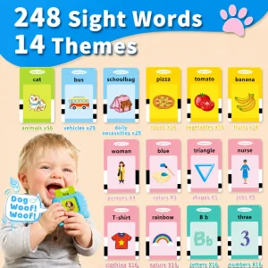 224 Sight Words 112 Talking Flash Cards - Thumbnail Image 5