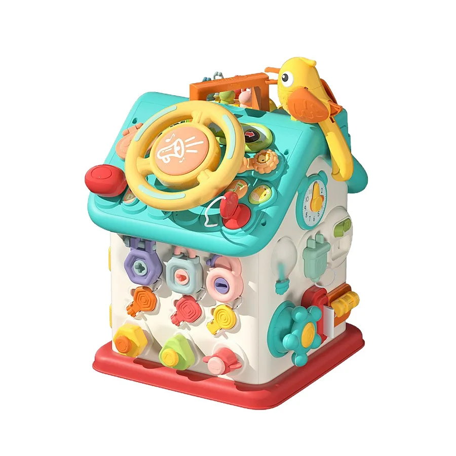 Baby six-sided busy house Montessori teaching aids - Image 5