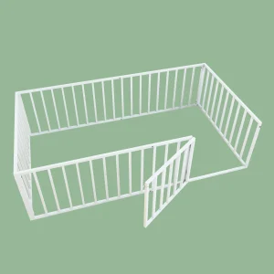 Twin Montessori Floor Bed with Safety Rails - Thumbnail Image 3