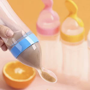 Baby Bottle with Spoon - Thumbnail Image 4