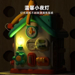 Baby six-sided busy house Montessori teaching aids - Thumbnail Image 3