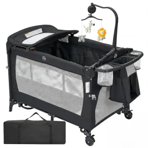 Changing Station,Portable Crib & Playpen - Thumbnail Image 5