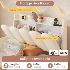 Bed or Kids with Chic Wavy Storage - Thumbnail Image 3