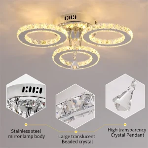 Modern Pendant Light Led Crystal
