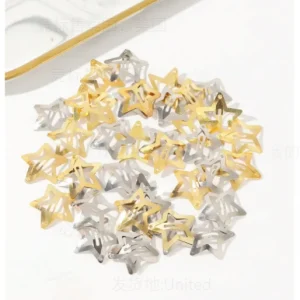 Gold Silver Star Hair Clips for Women & Girls - Thumbnail Image 4