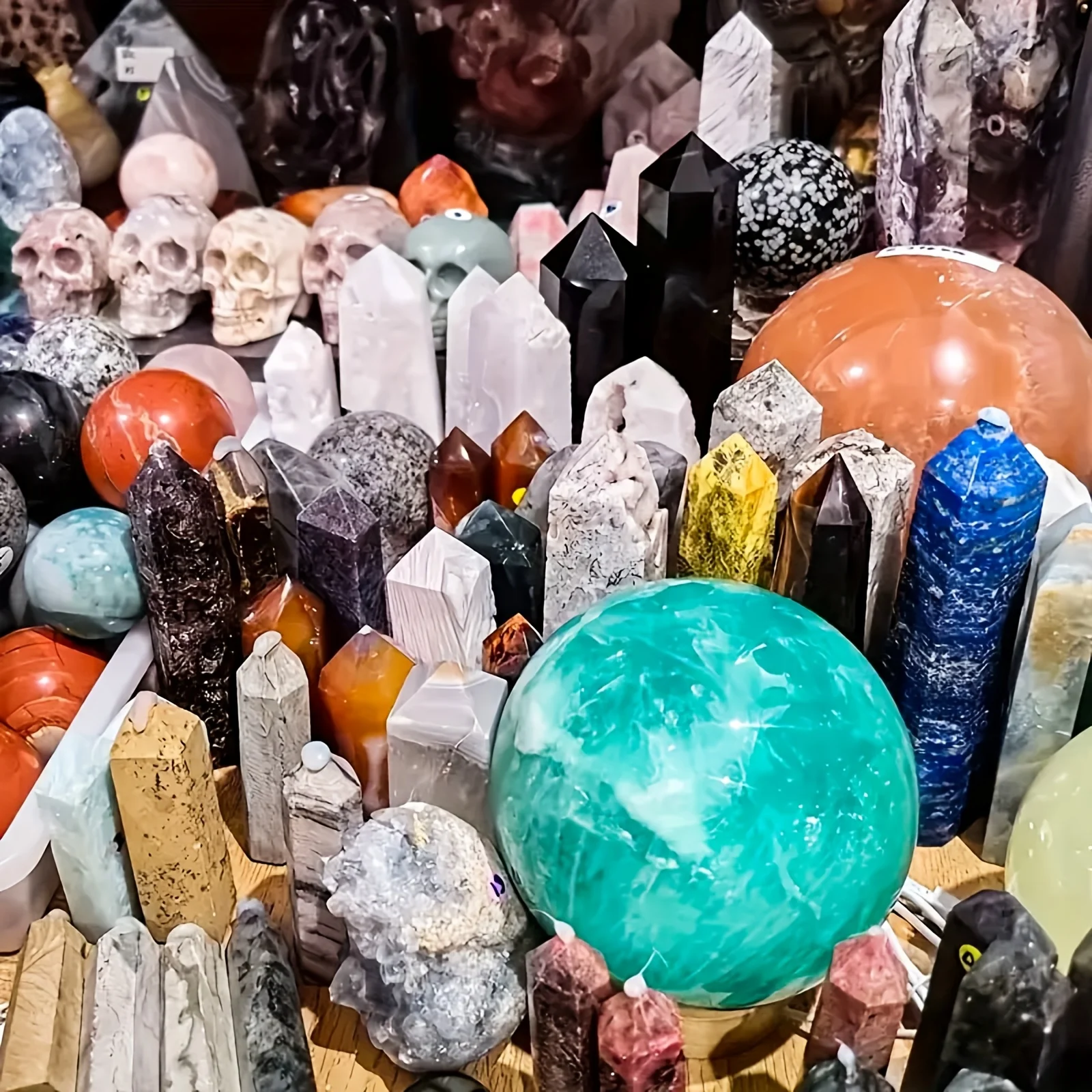 crystals Box and Mixed Raw Stones - Image 3
