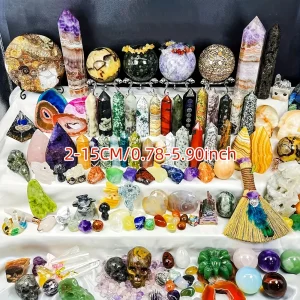 crystals Box and Mixed Raw Stones - Thumbnail Image 2