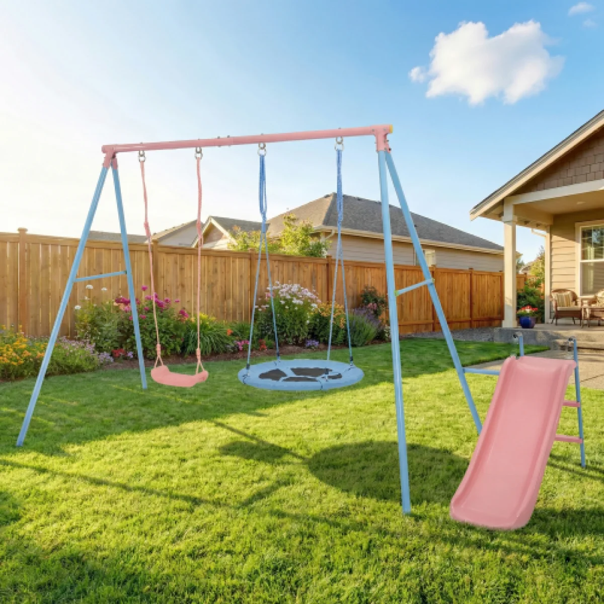 Outdoor Swing Set - Image 3