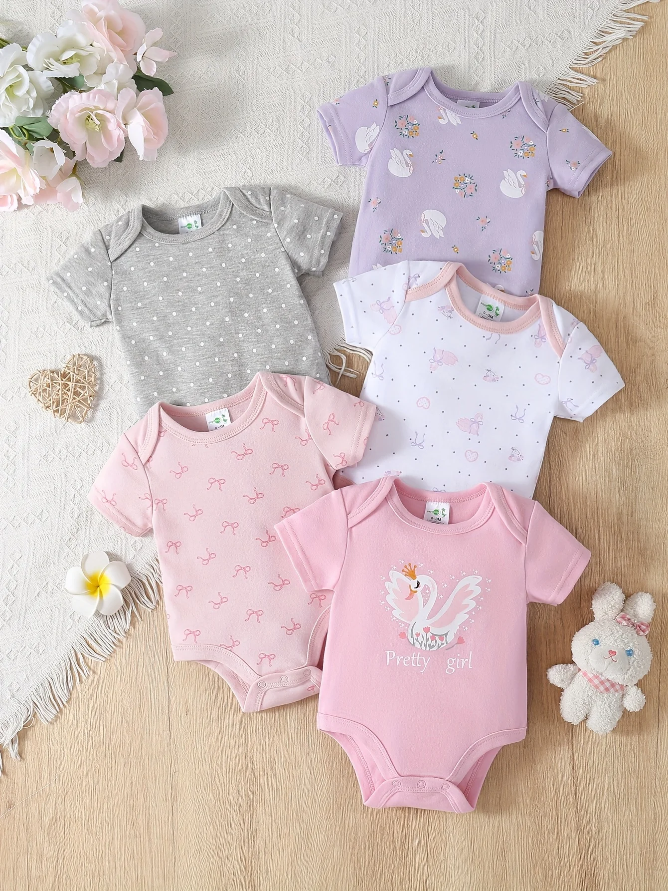 Baby Girl Romper Set , All-Season Comfort, - Image 5
