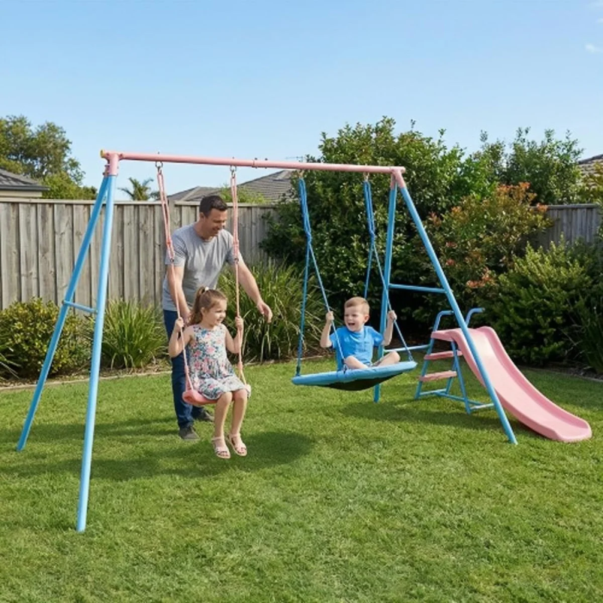 Outdoor Swing Set - Image 2