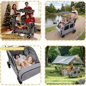 Kids Wagon Stroller Car - Thumbnail Image 3