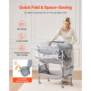 Baby Changing Table Foldable Diaper Change Station - Thumbnail Image 2