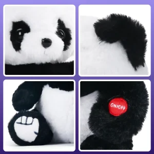 Boys Girls Stuffed Hugging Panda - Thumbnail Image 5