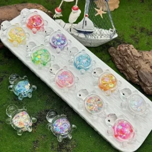 Glow in The Dark Turtle Figurines - Thumbnail Image 4