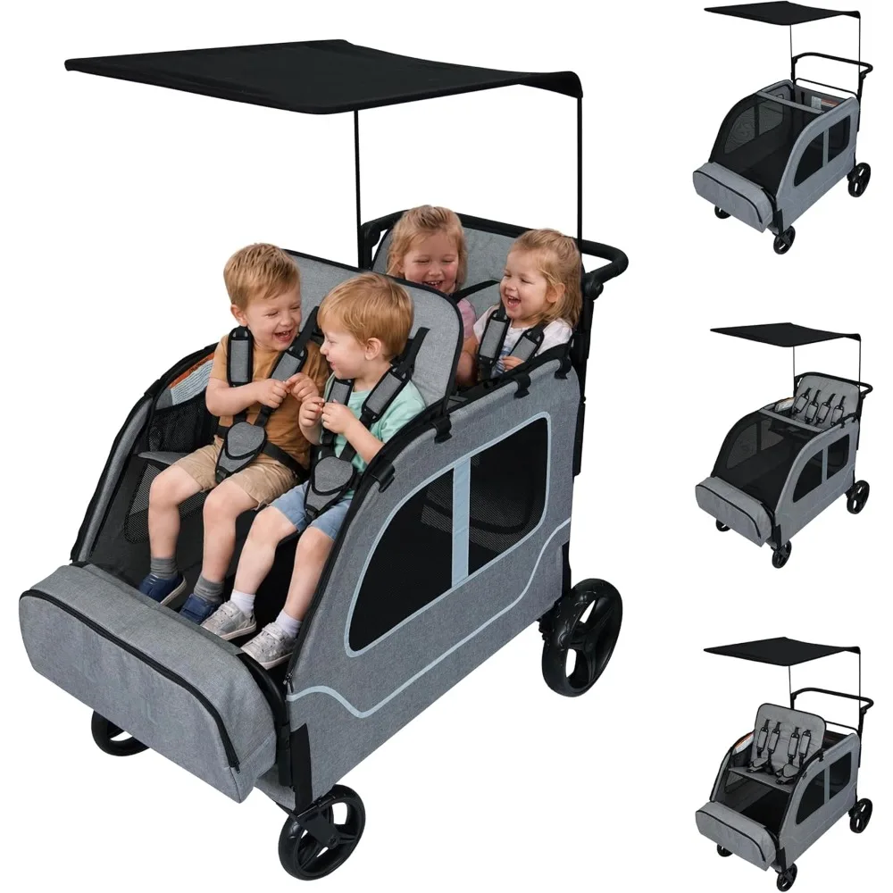 Kids Wagon Stroller Car - Image 2