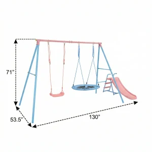 Outdoor Swing Set - Thumbnail Image 4